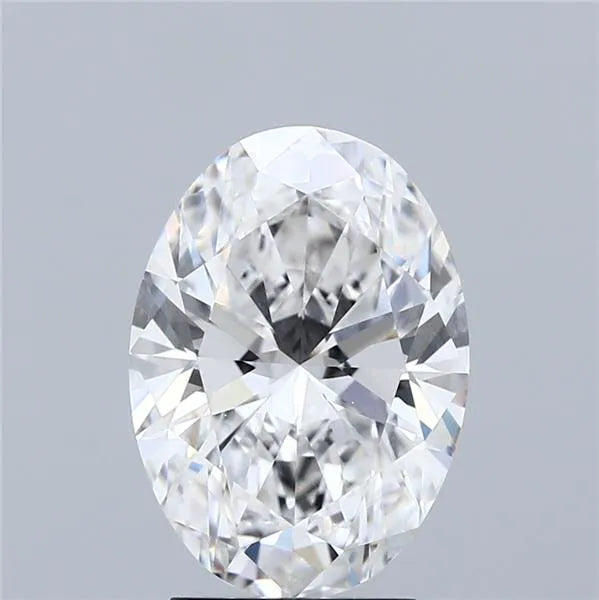 3.10ct Oval Lab Grown Diamond (Colour D, Clarity VVS1, IGI Certified)