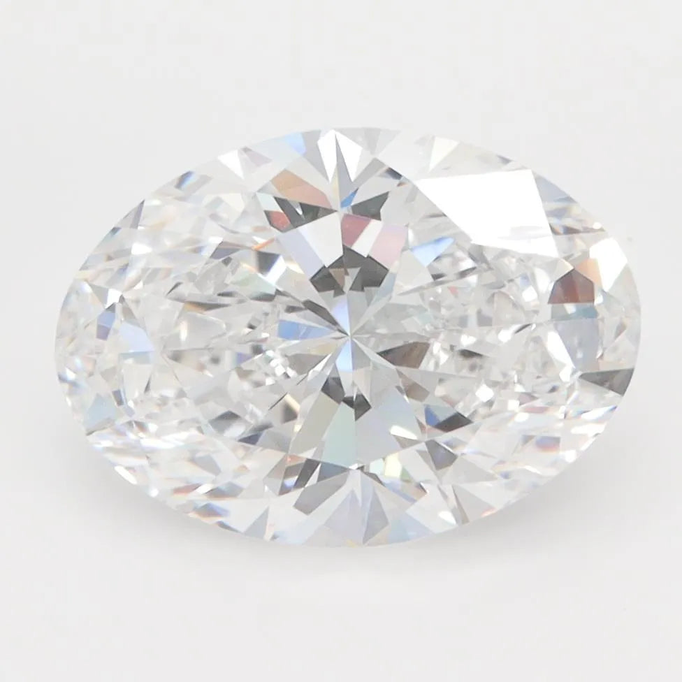 3.10ct Oval Lab Grown Diamond (Colour D, Clarity VVS1, IGI Certified)