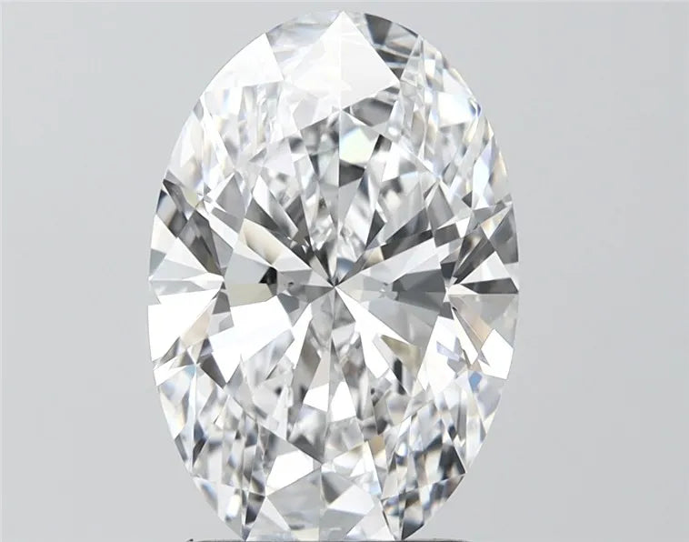 3.10ct Oval Lab Grown Diamond (Colour D, Clarity VVS1, IGI Certified)