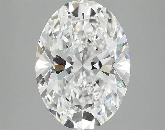 3.10ct Oval Lab Grown Diamond (Colour D, Clarity VVS2, IGI Certified)