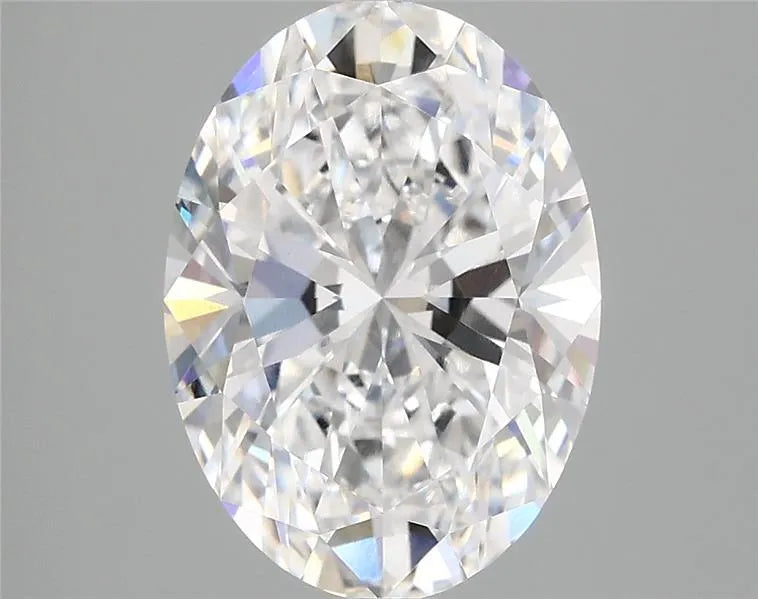 3.10ct Oval Lab Grown Diamond (Colour D, Clarity VVS2, IGI Certified)