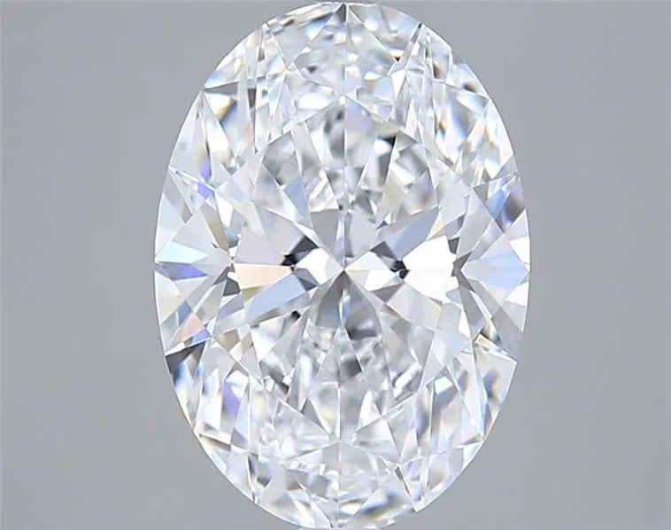 3.10ct Oval Lab Grown Diamond (Colour D, Clarity VVS2, IGI Certified)