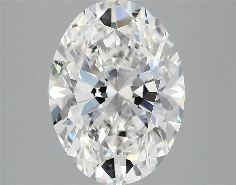 3.10ct Oval Lab Grown Diamond (Colour D, Clarity VVS2, IGI Certified)