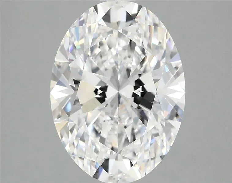 3.10ct Oval Lab Grown Diamond (Colour D, Clarity VVS2, IGI Certified)