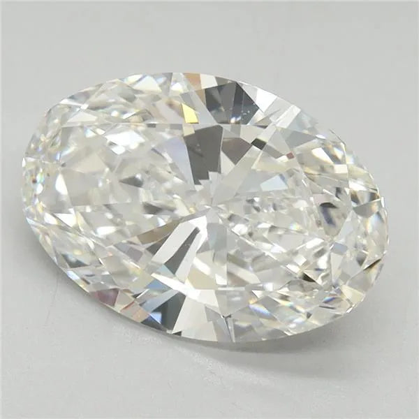 3.10ct Oval Lab Grown Diamond (Colour E, Clarity VS1, Cut GD, Uncertified)