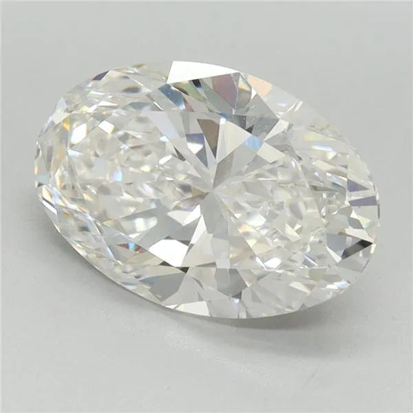 3.10ct Oval Lab Grown Diamond (Colour E, Clarity VS1, Cut GD, Uncertified)