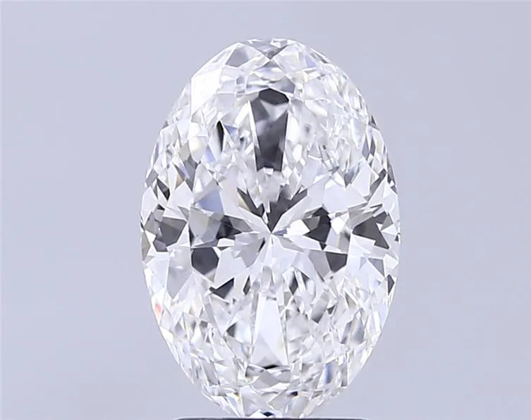 3.10ct Oval Lab Grown Diamond (Colour E, Clarity VS1, IGI Certified)