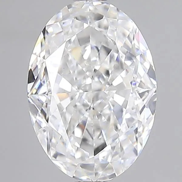 3.10ct Oval Lab Grown Diamond (Colour E, Clarity VS1, IGI Certified)