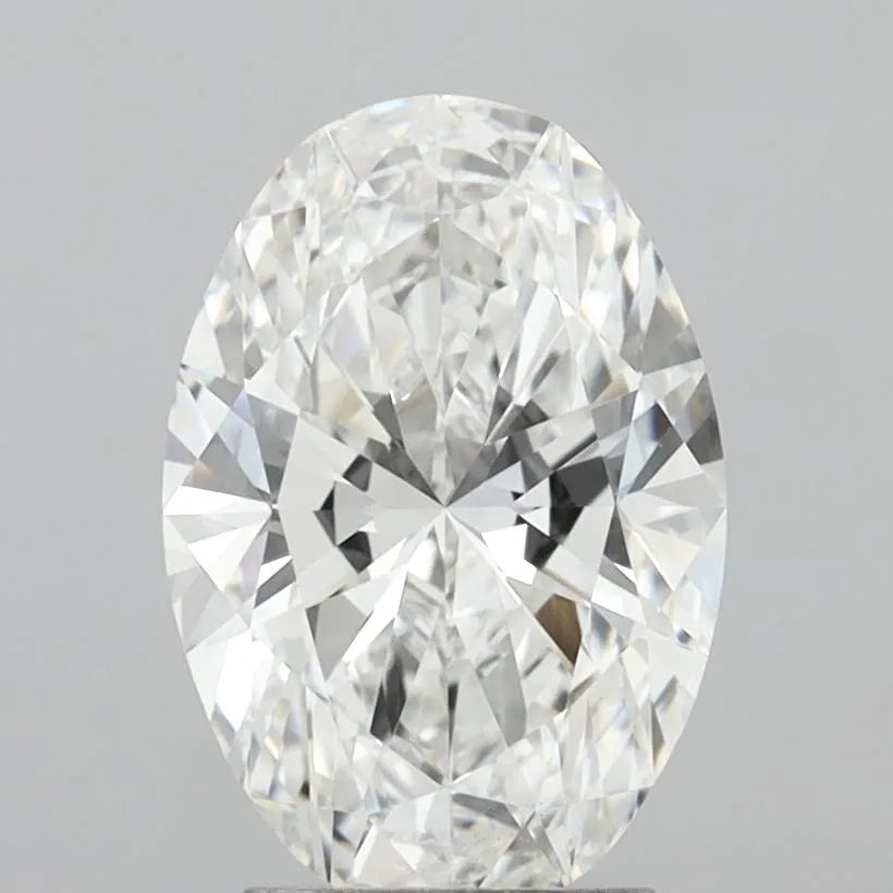 3.10ct Oval Lab Grown Diamond (Colour E, Clarity VVS2, IGI Certified)