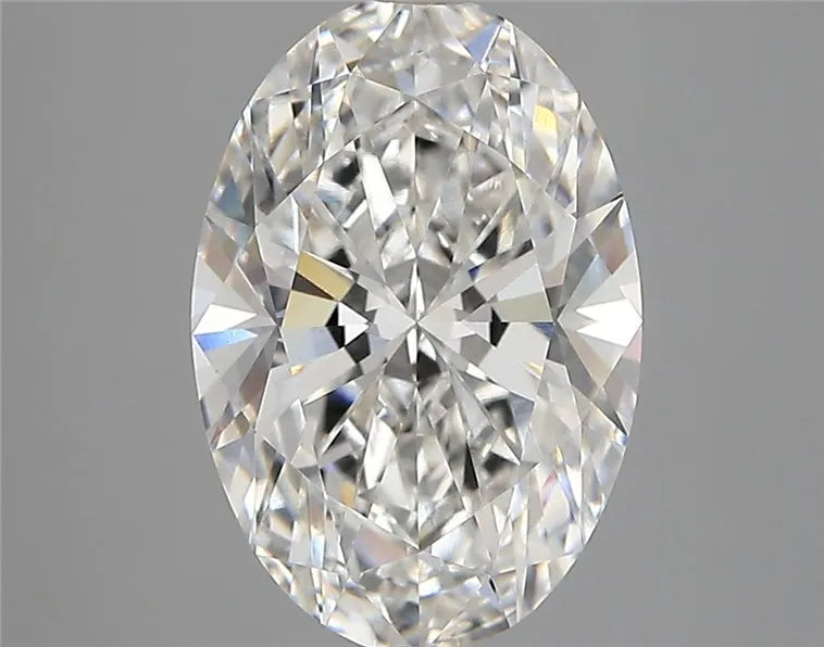 3.10ct Oval Lab Grown Diamond (Colour E, Clarity VVS2, IGI Certified)