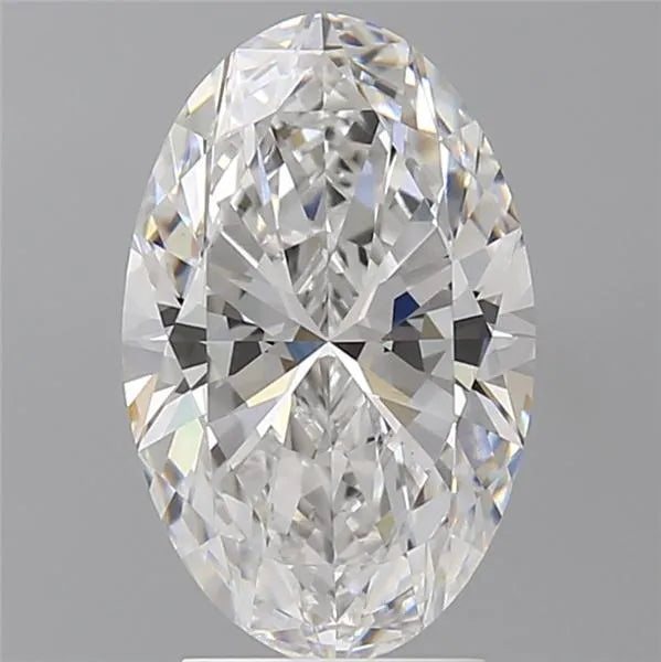 3.10ct Oval Lab Grown Diamond (Colour E, Clarity VVS2, IGI Certified)