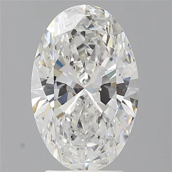 3.10ct Oval Lab Grown Diamond (Colour E, Clarity VVS2, IGI Certified)