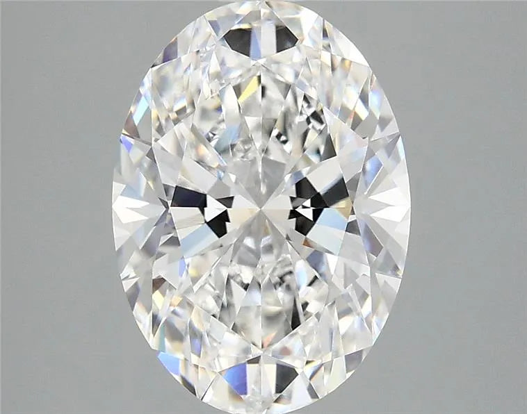 3.10ct Oval Lab Grown Diamond (Colour E, Clarity VVS2, IGI Certified)