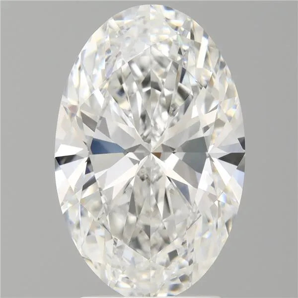 3.10ct Oval Lab Grown Diamond (Colour E, Clarity VVS2, IGI Certified)
