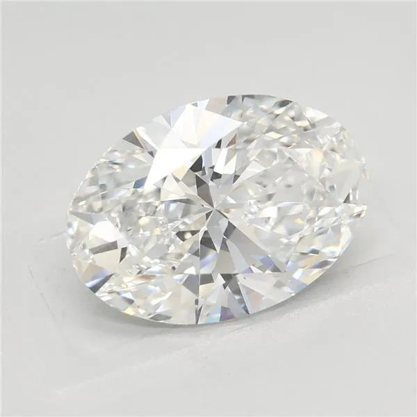 3.10ct Oval Lab Grown Diamond (Colour E, Clarity VVS2, IGI Certified)