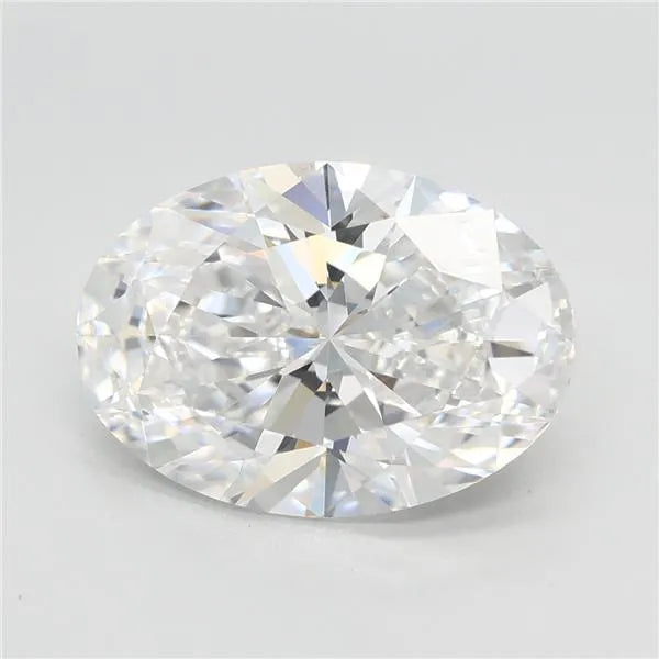 3.10ct Oval Lab Grown Diamond (Colour E, Clarity VVS2, IGI Certified)