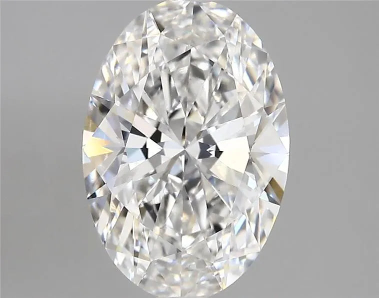 3.10ct Oval Lab Grown Diamond (Colour E, Clarity VVS2, IGI Certified)