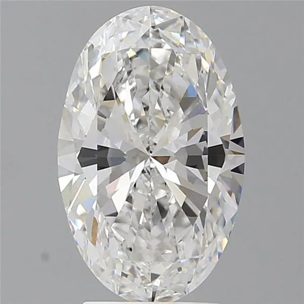 3.10ct Oval Lab Grown Diamond (Colour E, Clarity VVS2, IGI Certified)