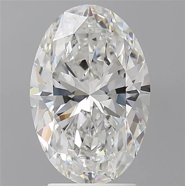 3.10ct Oval Lab Grown Diamond (Colour E, Clarity VVS2, IGI Certified)