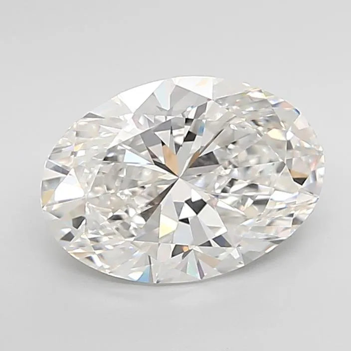 3.10ct Oval Lab Grown Diamond (Colour F, Clarity VVS2, IGI Certified)