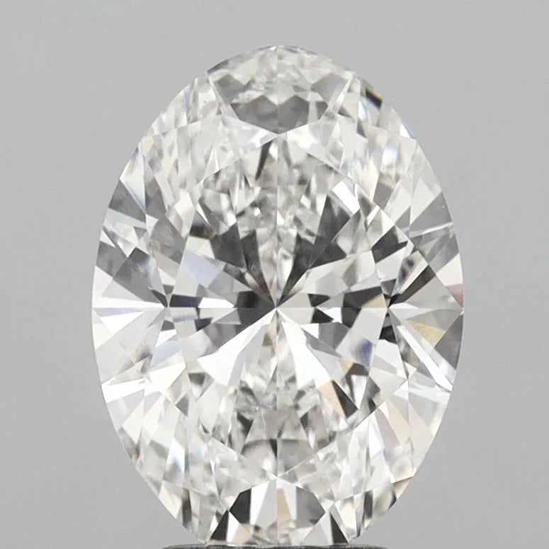 3.10ct Oval Lab Grown Diamond (Colour F, Clarity VVS2, IGI Certified)