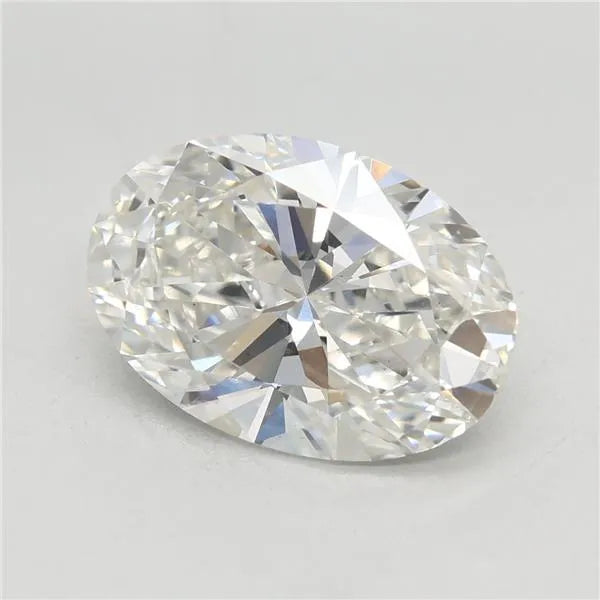 3.10ct Oval Lab Grown Diamond (Colour F, Clarity VVS2, IGI Certified)