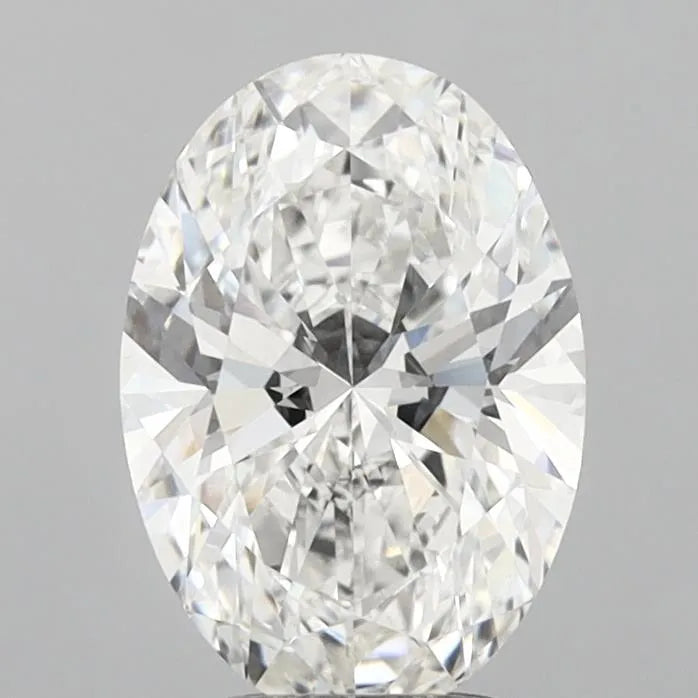 3.10ct Oval Lab Grown Diamond (Colour F, Clarity VVS2, IGI Certified)