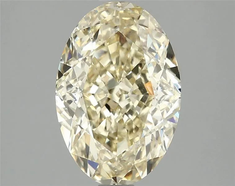 3.10ct Oval Lab Grown Diamond (Colour Fancy Intense Yellow, Clarity SI1, IGI Certified)