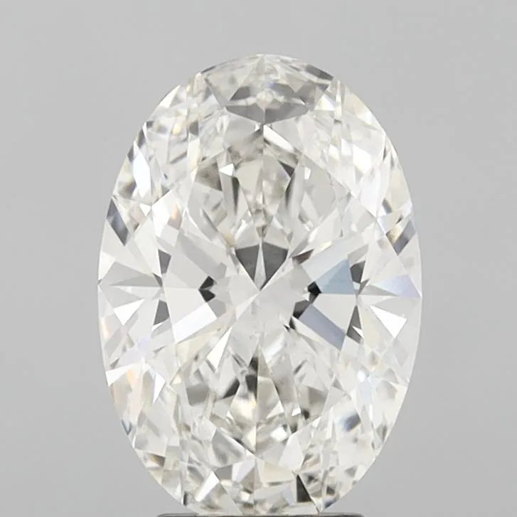 3.10ct Oval Lab Grown Diamond (Colour G, Clarity VS1, IGI Certified)