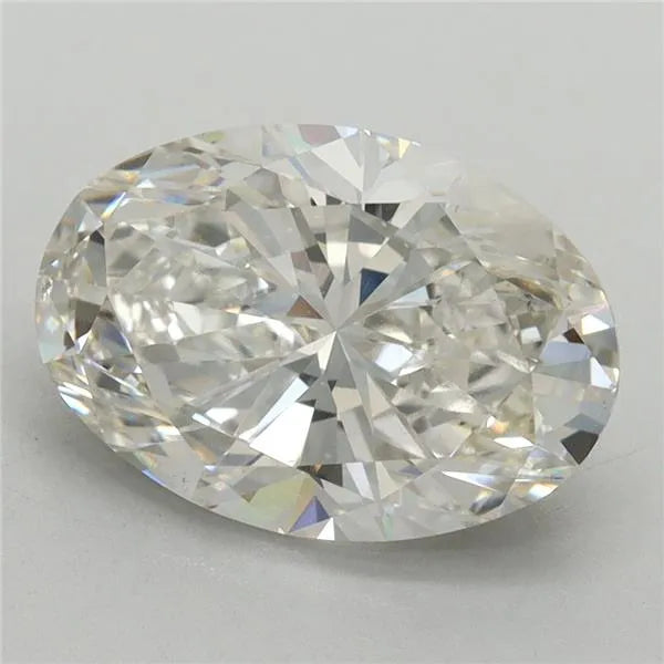 3.10ct Oval Lab Grown Diamond (Colour G, Clarity VS2, Cut VG, Uncertified)