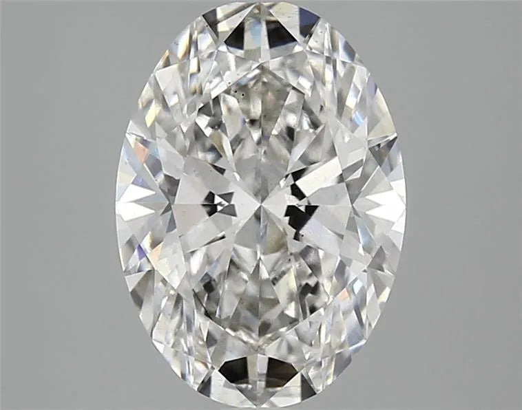 3.10ct Oval Lab Grown Diamond (Colour G, Clarity VS2, IGI Certified)