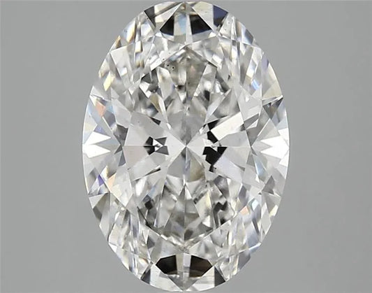 3.10ct Oval Lab Grown Diamond (Colour G, Clarity VS2, IGI Certified)