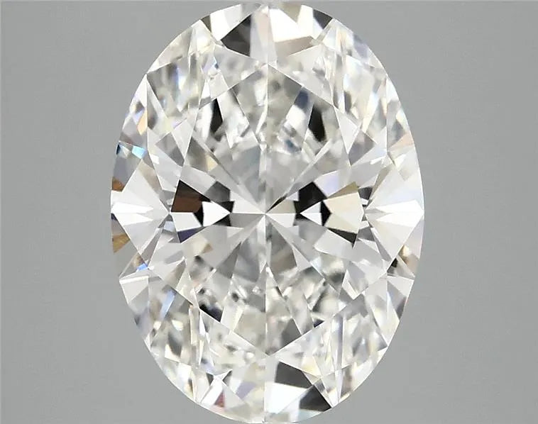 3.10ct Oval Lab Grown Diamond (Colour G, Clarity VVS1, IGI Certified)
