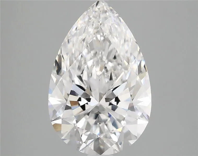 3.10ct Pear Lab Grown Diamond (Colour D, Clarity VVS2, IGI Certified)