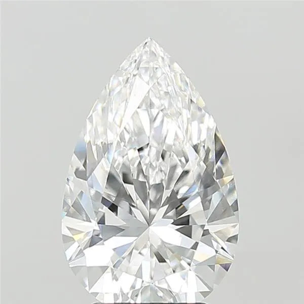 3.10ct Pear Lab Grown Diamond (Colour E, Clarity VVS1, IGI Certified)