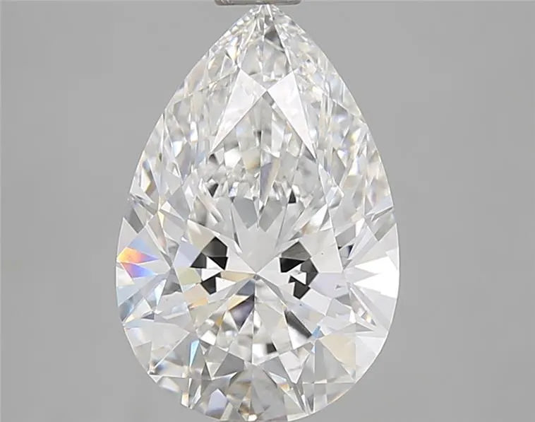 3.10ct Pear Lab Grown Diamond (Colour E, Clarity VVS2, IGI Certified)