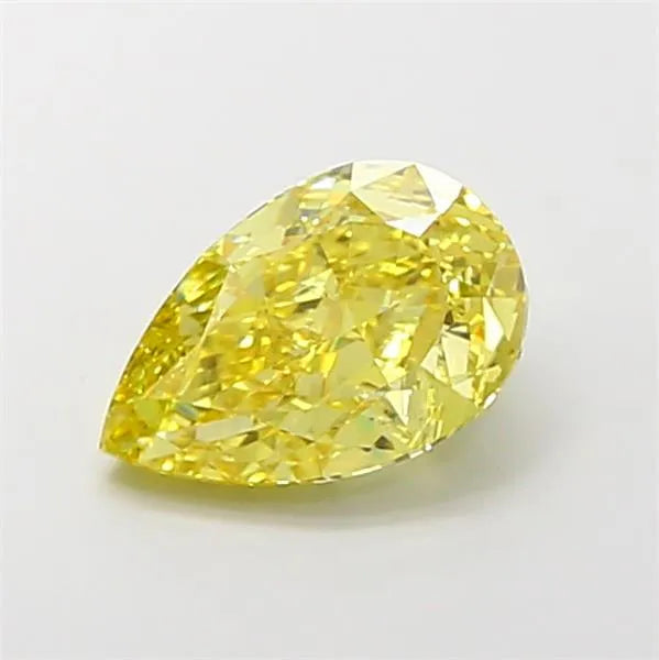 3.10ct Pear Lab Grown Diamond (Colour Fancy Yellow, Clarity VS1, IGI Certified)