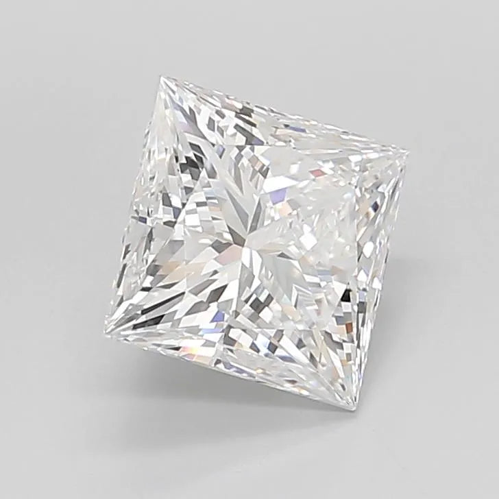 3.10ct Princess Lab Grown Diamond (Colour D, Clarity FL, Cut EX, IGI Certified)