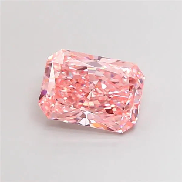 3.10ct Radiant Lab Grown Diamond (Colour Fancy Vivid Pink, Clarity VVS2, IGI Certified)