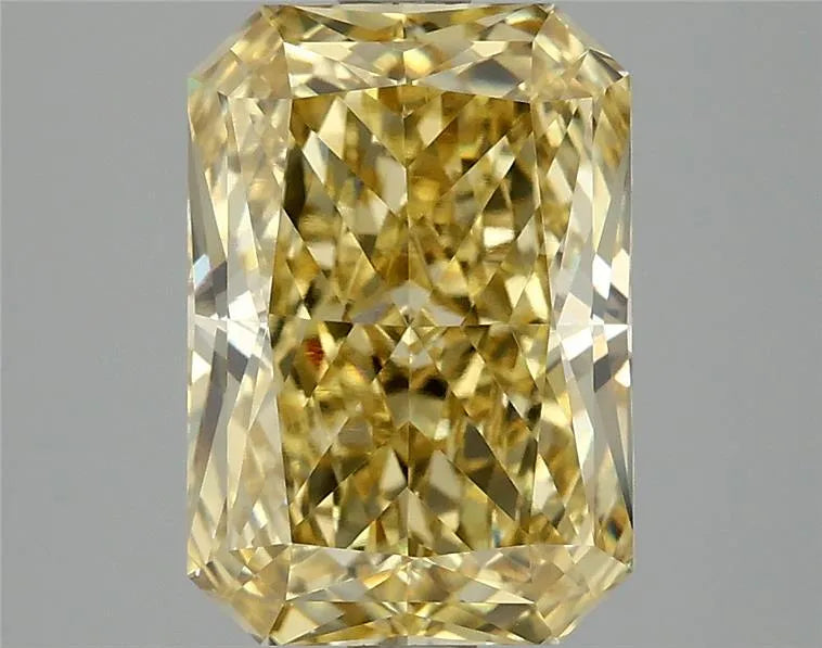 3.10ct Radiant Lab Grown Diamond (Colour Fancy Vivid Yellow, Clarity VVS2, IGI Certified)