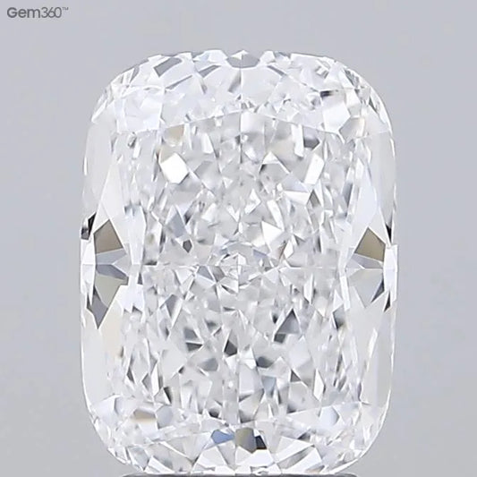 3.11ct Cushion brilliant Lab Grown Diamond (Colour E, Clarity VVS2, GIA Certified)
