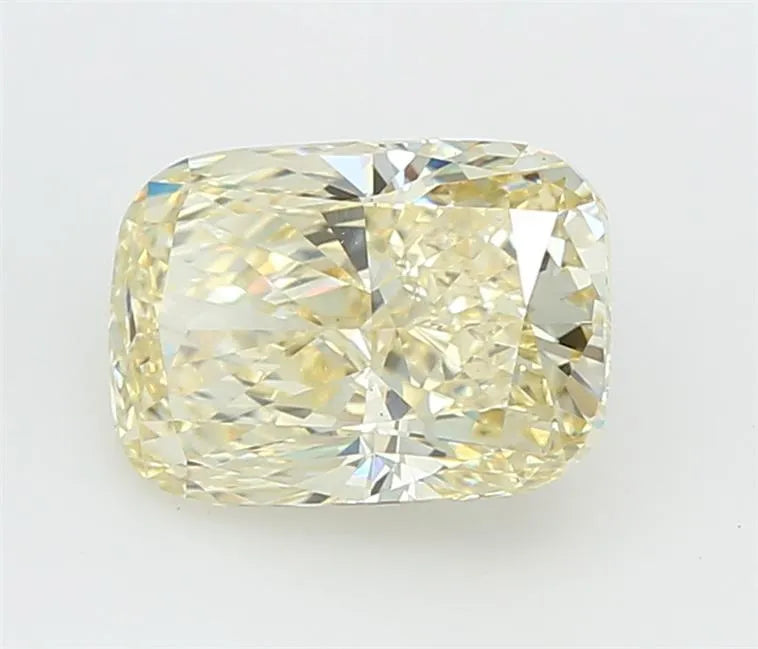 3.11ct Cushion modified Lab Grown Diamond (Colour Fancy Yellow, Clarity VS2, IGI Certified)
