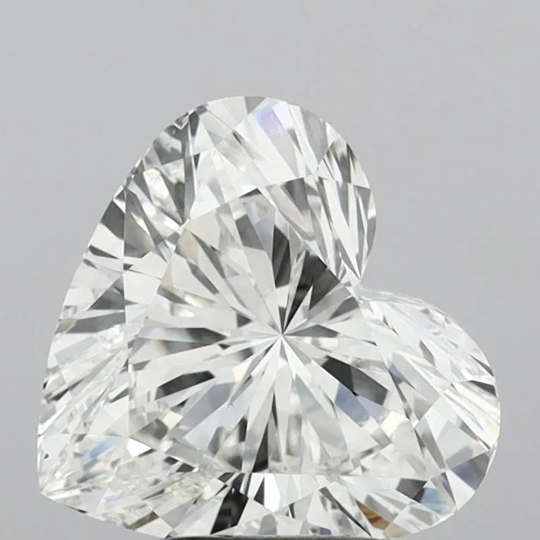 3.11ct Heart Lab Grown Diamond (Colour G, Clarity VS1, IGI Certified)