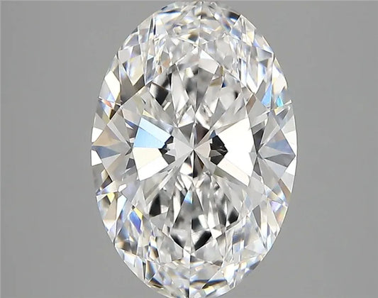 3.11ct Oval Lab Grown Diamond (Colour D, Clarity VS1, Cut EX, GIA Certified)