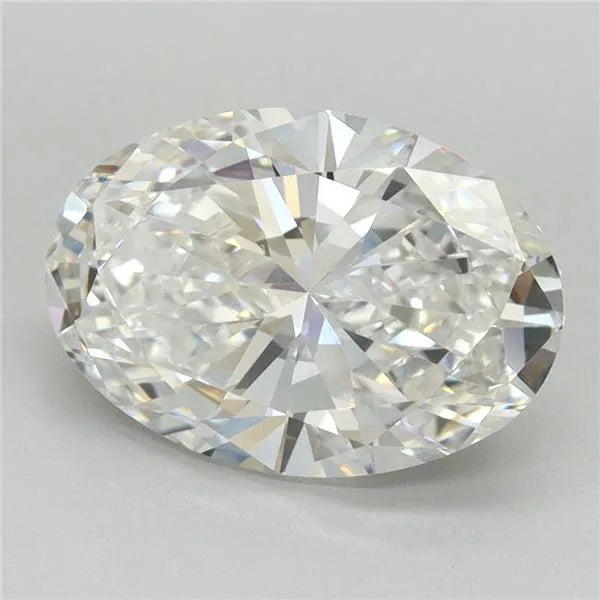 3.11ct Oval Lab Grown Diamond (Colour E, Clarity VS2, Cut VG, Uncertified)