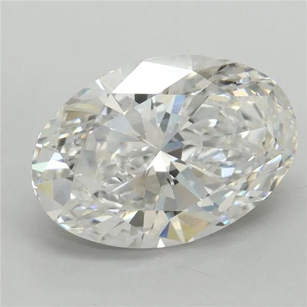 3.11ct Oval Lab Grown Diamond (Colour E, Clarity VS2, Cut VG, Uncertified)