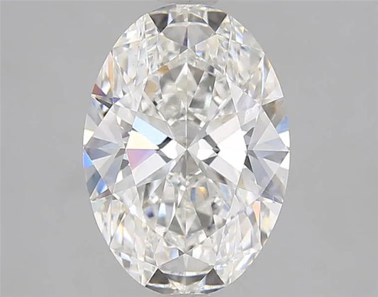 3.11ct Oval Lab Grown Diamond (Colour E, Clarity VVS2, IGI Certified)
