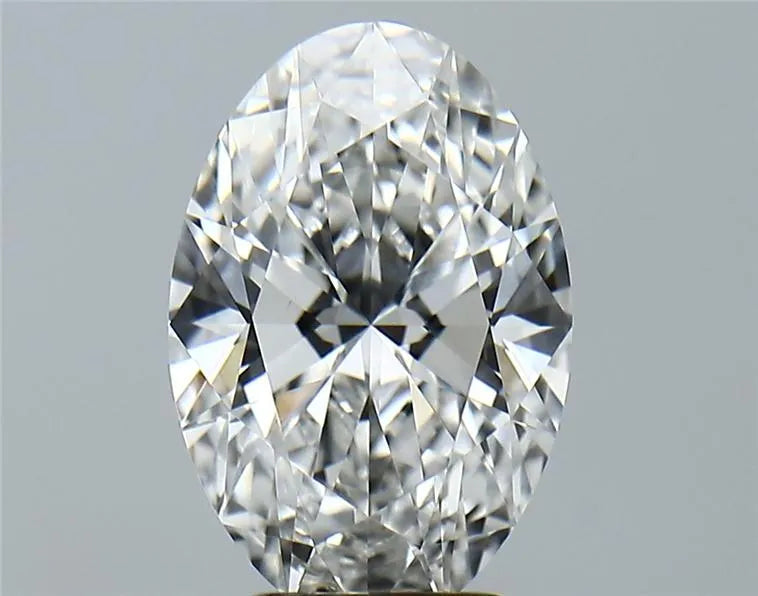 3.11ct Oval Lab Grown Diamond (Colour E, Clarity VVS2, IGI Certified)