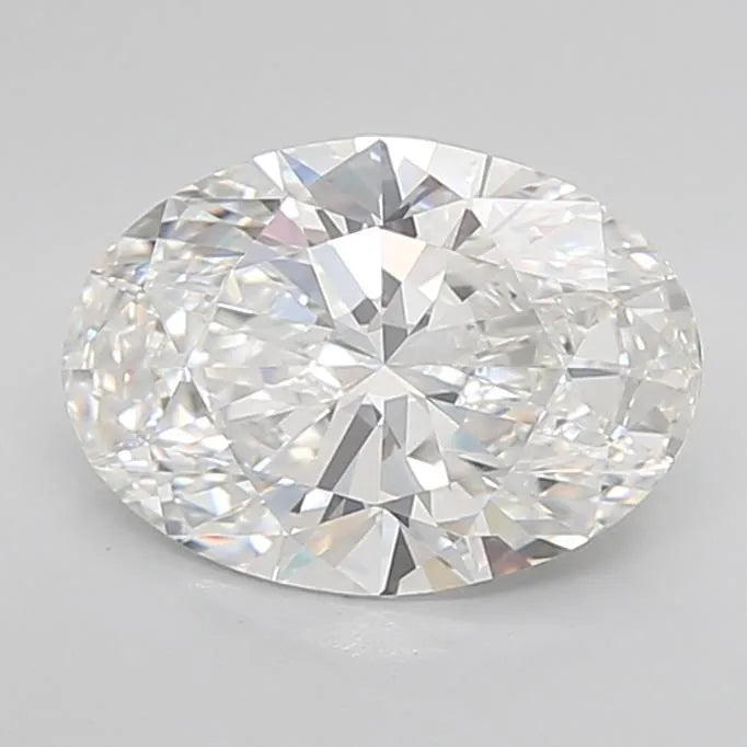 3.11ct Oval Lab Grown Diamond (Colour F, Clarity IF, IGI Certified)