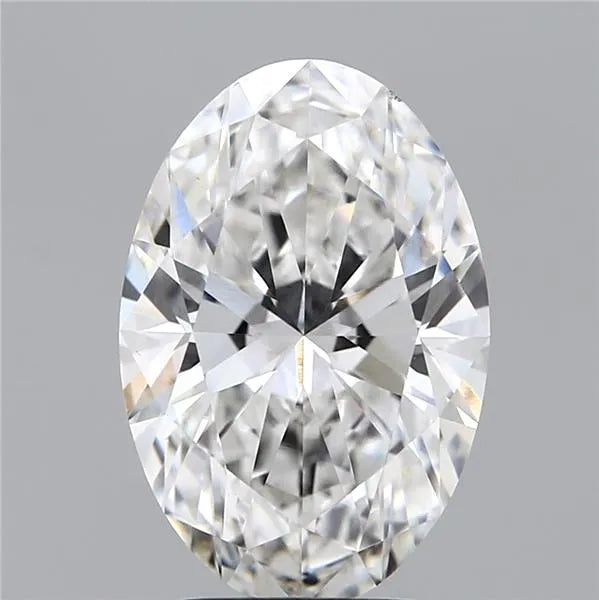 3.11ct Oval Lab Grown Diamond (Colour G, Clarity VS1, IGI Certified)